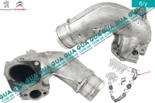 Патрубок интеркулера ( от радиатора к коллектору )   
