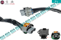 Фишка / разъем резистора вентилятора радиатора с проводами ( реостата / сопротивление / регулятора ) вентилятора охлаждения 2 контакта