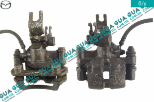 Суппорт задний правый Mazda / МАЗДА 323 F 1998-2004 1.8 16V (1840 куб.см. ) 