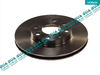 Тормозной диск вентилируемый передний ( 240 мм )