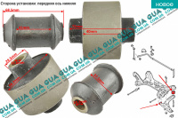 Втулка / сайлентблок переднего рычага передний + задний ( комплект )