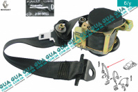 Ремень безопасности инерционный задний правый  с пиропатроном