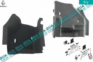 Внутренняя обшивка ( молдинг ) накладка стойки задней левой   