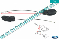 Ручка задней левой двери внутренняя с тросом Ford / ФОРД FOCUS I 1998-2004 / ФОКУС 1 98-04 1.4 V16 (1388 куб. см.)
