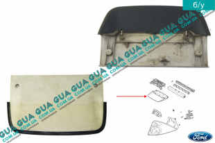 Накладка / крышка фонаря сигнала торможения ( дополнительного стоп-сигнала ) лифтбек Ford / ФОРД MONDEO III 2001-2007 / МОНДЕО 3 1.8SCI (1798 куб. см.)