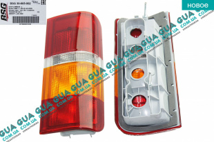 Фонарь задний левый Ford / ФОРД FIESTA 1995-2002 / ФИЕСТА 95-02 1.8D (1753 куб.см. )