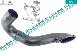 Патрубок воздушного фильтра ( воздухозаборник )   