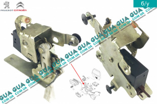 Замок / механизм замка задней двери / ляды   
