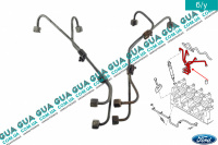 Трубки топливной системы ( трубка от форсунки к ТНВД комплект)  Ford / ФОРД FOCUS II 2004-2011 / ФОКУС 2 1.8DI (1753 куб.см.)