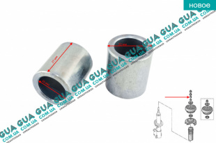 Верхняя втулка подушки переднего амортизатора ( стойки ) 1шт   