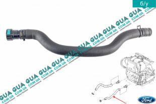 Патрубок / шланг системы отопления ( термостат / трубка радиатора печки ) Ford / ФОРД FUSION / ФЮЖИН 1.4TDCI (1399 куб. см.)