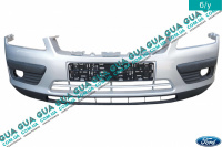 Бампер передний до 2008 Ford / ФОРД FOCUS II 2004-2011 / ФОКУС 2 2.0TDCI  (1997 куб. см.)