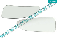 Вкладыш зеркала заднего вида левый нижний