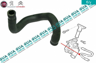 Патрубок / шланг системы охлаждения ( трубка тепообменника )   