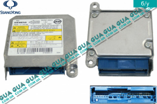 Блок управления подушками безопастности / AirBag модуль SsangYong / САНГЙОНГ KYRON 2.0XDI (1998 куб.см.)