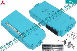 Электронный блок управления часами и сигнализацией Mitsubishi / МИТСУБИСИ PAJERO III 2000-2006 / ПАДЖЕРО 3 00-06 2.5TD 4WD (2477 куб.см.)