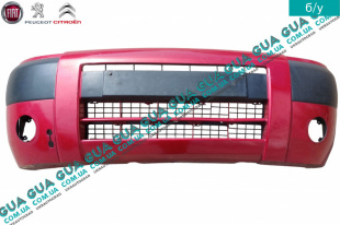 Бампер передний ( под противотуманки ) Peugeot / ПЕЖО PARTNER M59 2003-2008 / ПАРТНЕР М59 03-08 1.9D (1868 куб.см.)
