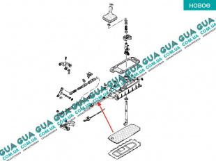 Трос переключения передач КПП 07>   