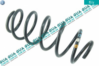 Пружина передняя D13 ( 6.5 витков )