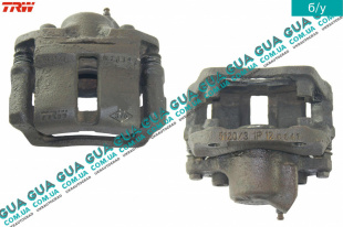 Суппорт передний левый Renault / РЕНО CLIO II / КЛИО 2 1.9DTI (1870 куб.см.)