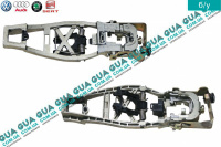 Корпус / кронштейн ручки двери передней левой VW / ВОЛЬКС ВАГЕН TRANSPORTER V 2003- / ТРАНСПОРТЕР 5 03- 2.0TDI (1968 куб.см.)