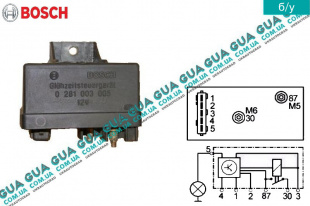 Реле свечей накала   