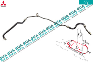 Шланг / патрубок гидроусилителя руля ( трубка низкого давления ГУРа ) правый руль (англ.)   