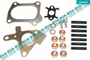 Монтажный ремкомплект для установки турбины ( шпильки / гайки / сальник / прокладка ) Renault / РЕНО CLIO III / КЛИО 3 1.5DCI (1461 куб.см.)