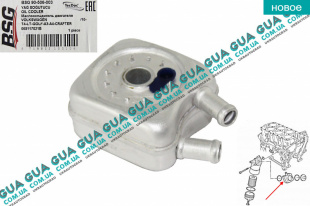 Масляный радиатор ( масляный охладитель / теплообменник )   