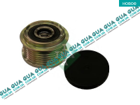 Шкив генератора 6 ручейков ( обгонная муфта )