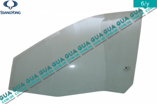 Стекло двери передней левой SsangYong / САНГЙОНГ KYRON 2.0XDI (1998 куб.см.)