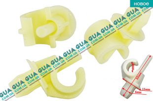 Крепление упора капота ( фиксатор / зажим / клипса )   