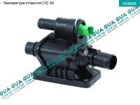 Корпус термостата / термостат / фланец охлаждающей жидкости ( 83 С )