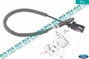 Трос замка задней правой / левой двери   