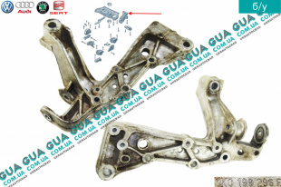 Кронштейн крепления рычага переднего правого   