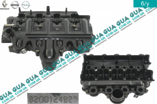 Клапанная крышка / крышка клапанов ГБЦ Renault / РЕНО LAGUNA II / ЛАГУНА 2 2.2DCI (2188 куб.см.),