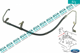 Шланг / патрубок гидроусилителя высокого давления ( трубка ГУРа )   