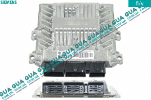 Электронный блок управления двигателем ( ЭБУ / ECU ) Peugeot / ПЕЖО 407 2.0HDI (1997 куб. см.)