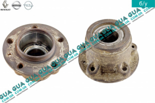 Ступица задняя без АБС / ABS R16 ( в сборе )   