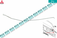 Тяга замка задней двери / крышки багажника  Mitsubishi / МИТСУБИСИ PAJERO III 2000-2006 / ПАДЖЕРО 3 00-06 3.5 (3497 куб.см.)