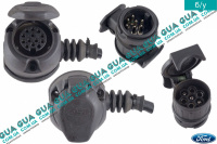 Розетка / разъем фаркопа ( переходник / адаптер ) Ford / ФОРД C-MAX 2003-2007 / ФОКУС С-МАКС 2.0TDCI  (1997 куб. см.)