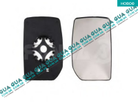 Вкладыш зеркала заднего вида левый без подогрева