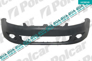 Бампер передний с 06-09 Ford / ФОРД FIESTA 2000- / ФИЕСТА 00- 1.4TDCI (1399 куб.см)