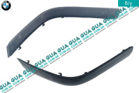Накладка декоративная / молдинг / листва переднего бампера правая BMW / БМВ 3-series E-36 1990-2000 316i (1596 куб. см.)
