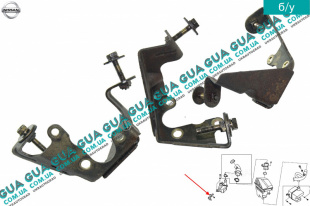 Кронштейн крепления резонатора воздушного фильтра   