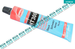 Герметик моторный черный силиконовый 80 ml ( -65 +300 )    