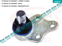 Шаровая опора нижняя Mercedes / МЕРСЕДЕС V-CLASS 1999-2003 / В-КЛАСС 99-03 V 200 CDI (2151 куб.см.)