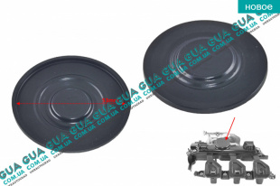 Мембрана клапана вентиляции картерных газов маслоотделителя ( сапуна клапанной крышки) Renault / РЕНО CLIO II / КЛИО 2 1.9DTI (1870 куб.см.)