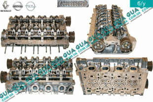 Головка блока цилиндров ( ГБЦ ) в сборе Renault / РЕНО LAGUNA II / ЛАГУНА 2 2.2DCI (2188 куб.см.),