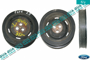 Шкив коленвала демпферный 6 ручейков ( Шкив коленчатого вала )   